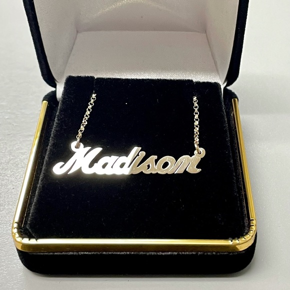 Solid Gold 14Karat Handmade Name Chain